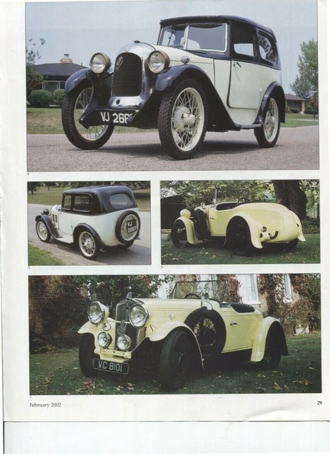 1922 - 1940 JAGUAR SS SS1 SS2 12 pg COLOR Article