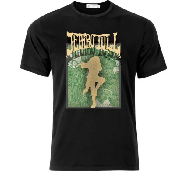 Jethro Tull Vintage Style Rock T Shirt Black