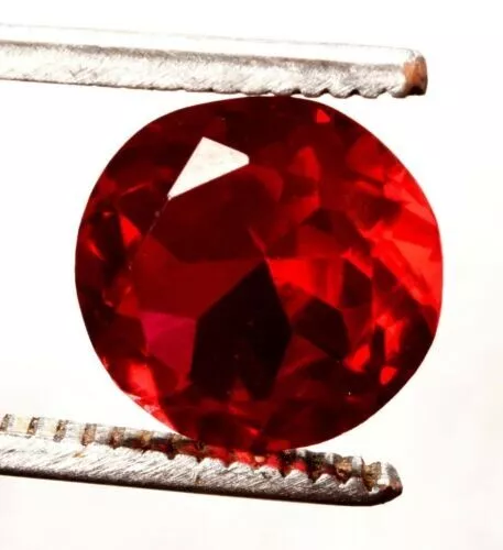 7.95 Cts GGL Certified Round Shape Natural Mozambique Red Ruby Gemstone