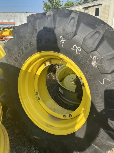 ONE 480/65R24. Trelleborg mounted on JD wheel