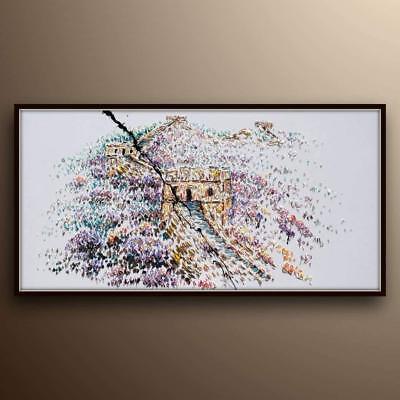 67" Great wall of China in the Spring - Beautiful, original & handmade artwork