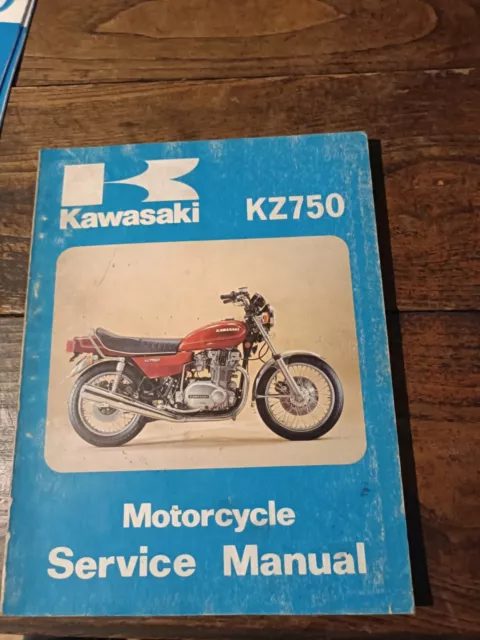 Kawasaki KZ750 manuale officina originale workshop manual service manual
