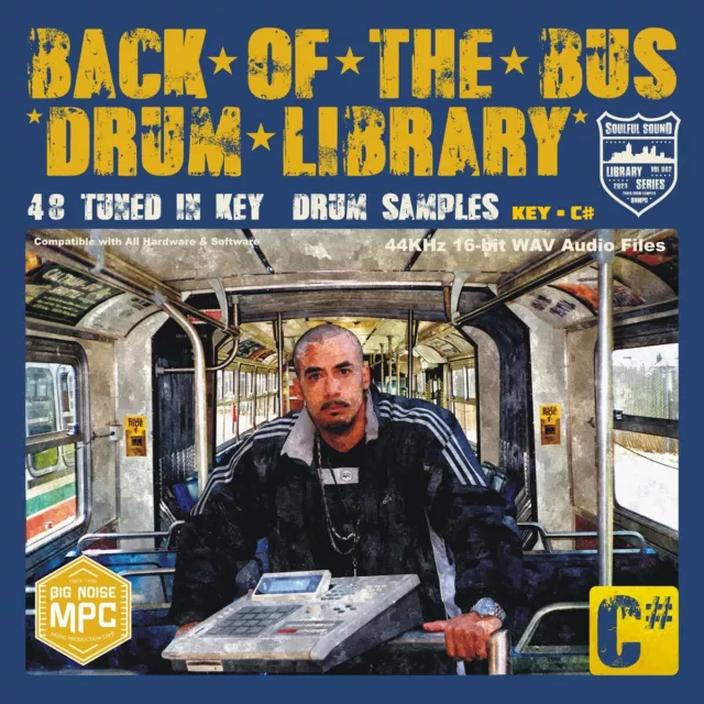 C#/Db “Back of The Bus Drum Library” Tonal Harmony Drums | CD