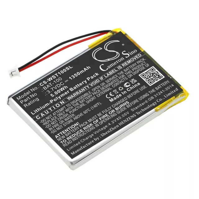 Battery For WILLIAMS SOUND DLT 100 2.0 and DLT 300 Transc