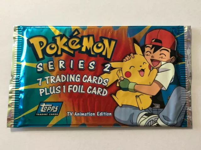 Booster Vide / Empty - Pokemon - Series 2 - TOPPS / TV Animation - Sacha Pikachu