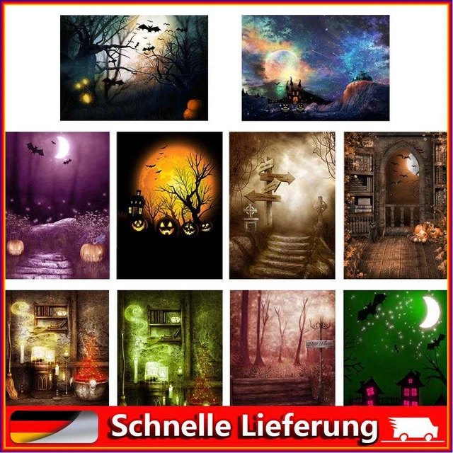 Fondo fotográfico de decoración de Halloween para pantalla foto pared fondo colgante utilería