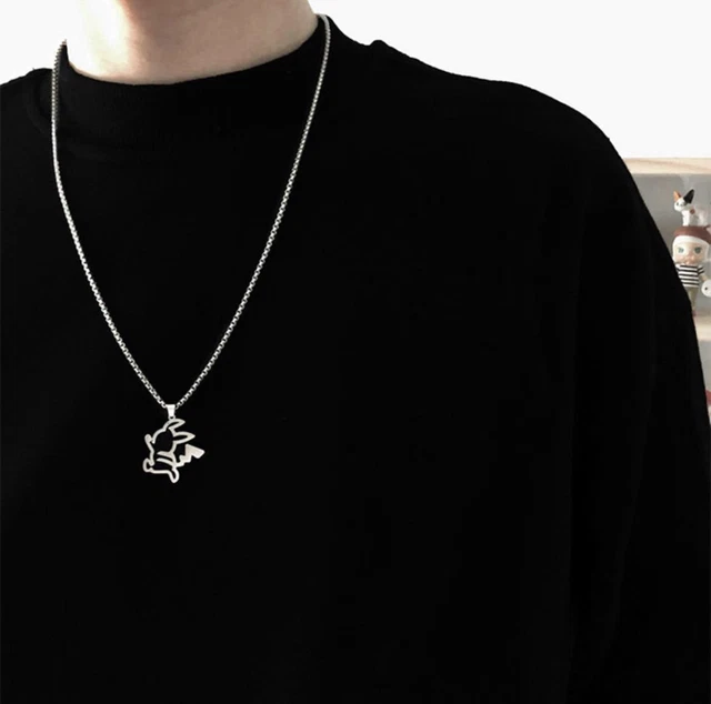 Men's ladies' necklace hip-hop titanium steel  pendant accessory Pokemon New