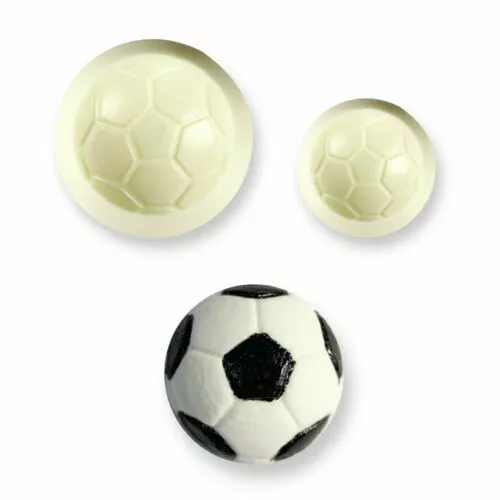 BM Pop It Kuchen Glasschneider Dekoration Dekorieren Sugarcraft Fußball 2er-Pack 3