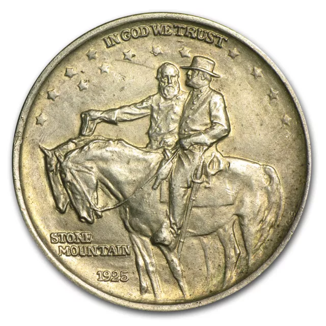 1925 Stone Mountain Commemorative Half Dollar AU