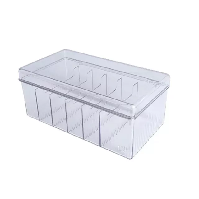 Caja de Almacenamiento de Cables de PláStico con Tapa, Estuche Organizador 1208