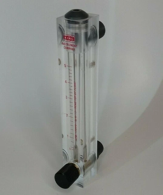 King Instruments - GPM-Liquid -Sp.Gr.1.0 - Flow Meter - UNUSED ( Ex Display Unbo