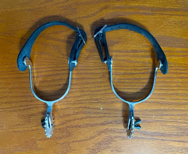 Men's Size Spurs with Jingle Bobs & Straps Excellent Condition