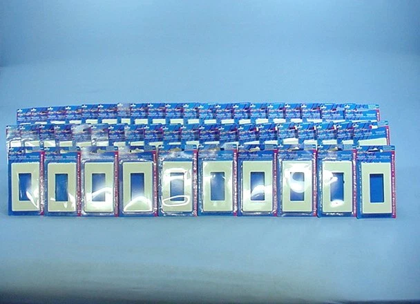 50 New Leviton Almond 1-Gang Decora Screwless Wallplate Covers GFCI GFI 80301-A