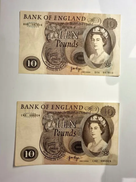 Bank Of England Old Ten Pound Note