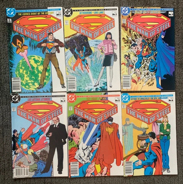 DC Comics "Superman: The Man Of Steel" Issues 1-6 Complete Set (VF/NM ) 1986