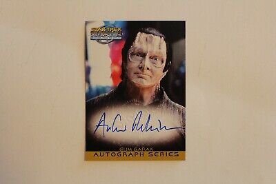 Star Trek Deep Space Nine Memories From The Future Autograph A8 Andrew Robinson