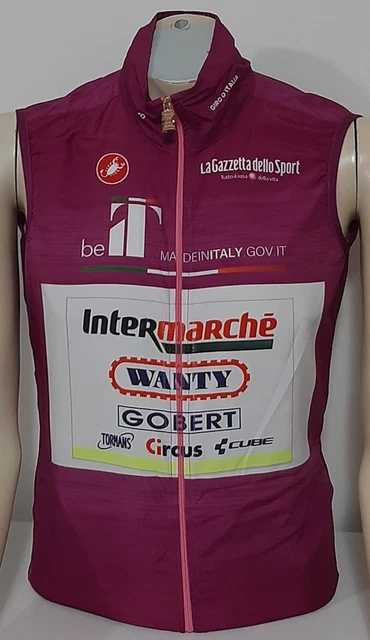 Maglia smanicata Ciclamino Castelli Giro d'Italia 2022  Girmay tour Vuelta S