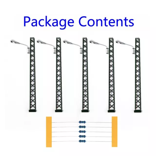 Modélisme Ferroviaire Feux 3V Dc Ou AC for Bâtiment Configuration! Rail Jauge H0