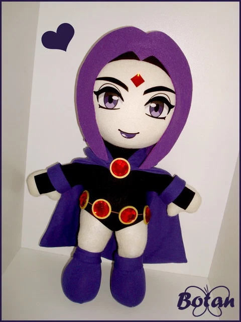 PREORDER RAVEN TEEN Titans DC Comics handmade plush peluche EUR