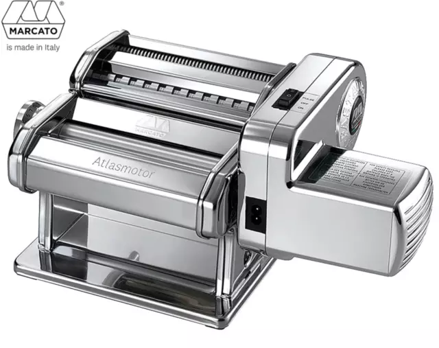 Marcato Atlas Electric Pasta Machine Maker - Silver