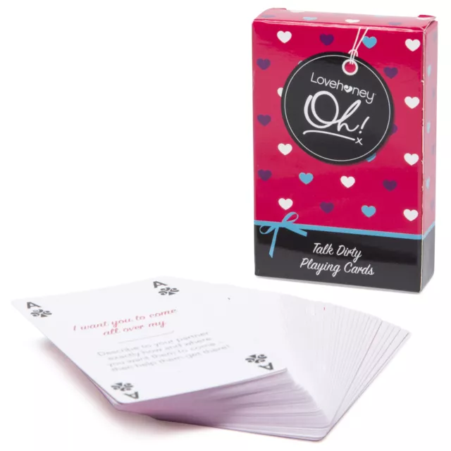 Lovehoney Sex Cards Game - Talk Dirty - Oh! - 52 Sex Positions Couples Game
