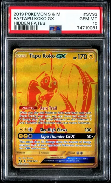 Carta De Pokemon Tapu Koko Gx Ingles + 9 Gx Em Ingles