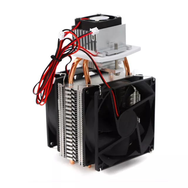 Peltier Cooler Refrigeration DIY Semiconductor Air-cooled Kit 12V 72W Durable