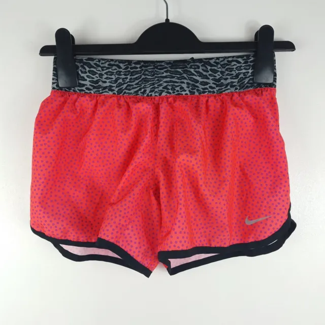 Pantaloncini da corsa Nike Dri-fit per ragazze arancioni taglia large