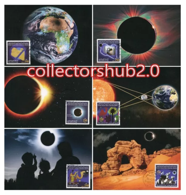 LIBYA 2006 Eclipse Astronomy (6 maximum-cards)