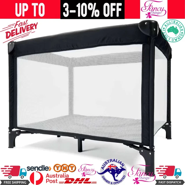 Holiday Portacot Baby Foldable Travel Cot Playpen Crib Kids Portable Bed NEW