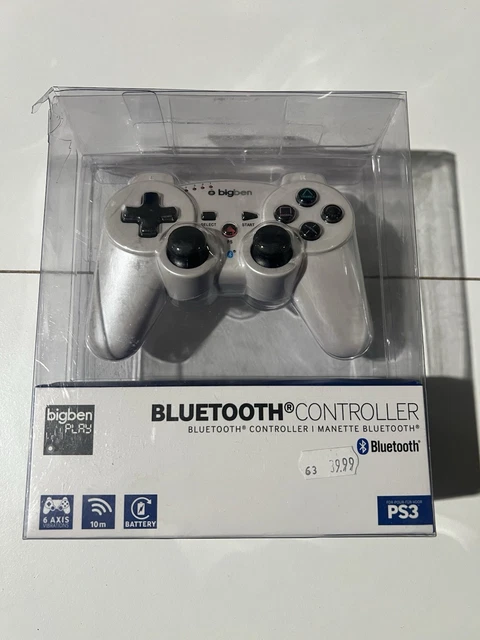 Lot De 2 Manettes PS3 Sans Fil DualShock 3 – Noir Et Blanc – État Neuf Jamais Utilisé