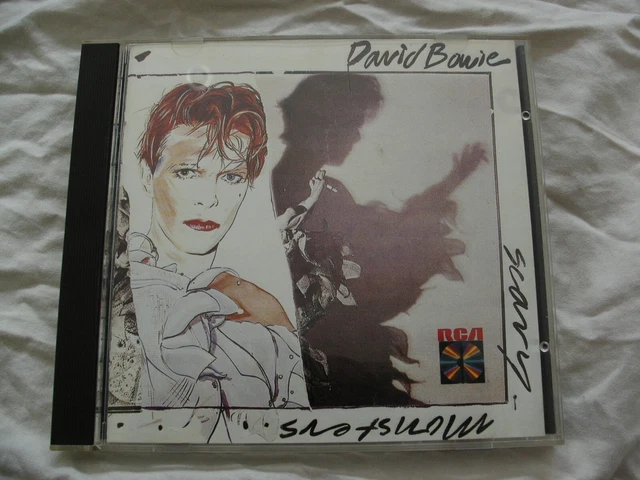 DAVID BOWIE SCARY MONSTERS ORIGINAL 1st PRESS CD 1980s SILVER RCA ...