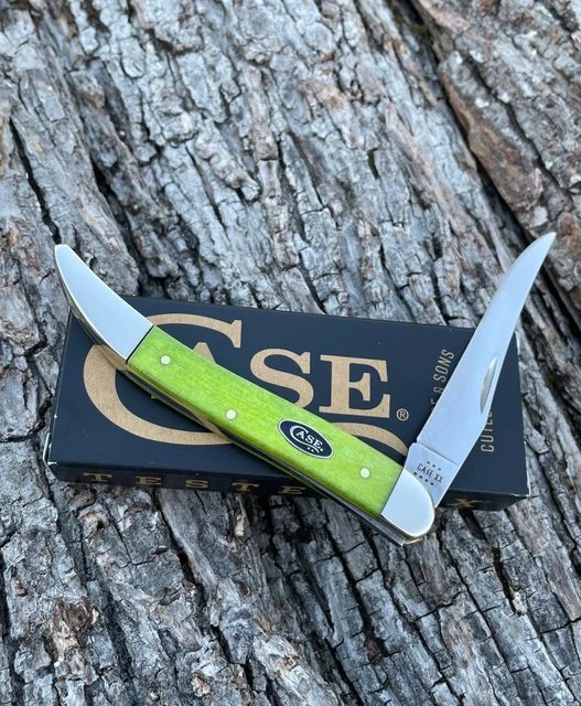 CASE XX * 2023 Green Apple Smooth Medium Texas Toothpick Knife Knives