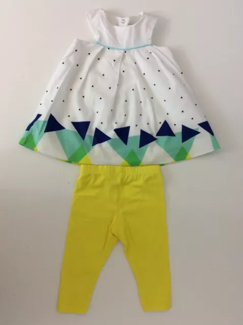 Abito per bambina Catimini, taglia età 6 mesi, 68 cm, leggings e top in perfette condizioni