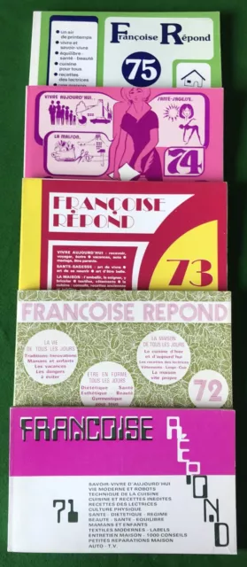 Lot de 5 revues " Françoise Répond ! "