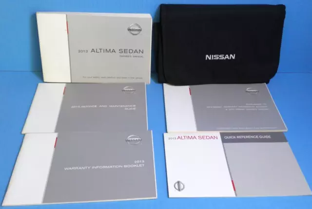 13 2013 Nissan Altima Sedan owners manual