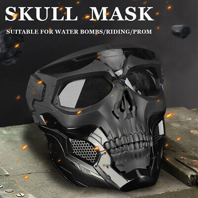Tactical Airsoft Face Mask CS Protection AF Helmet Mask Skull Breathable Mask US