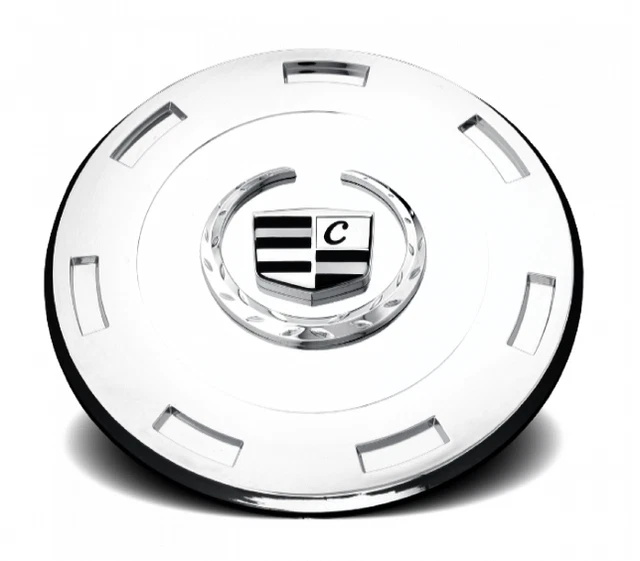 Chrome Hub Caps 03-06 Escalade Set Of 4 Chrome Wheel Center Caps - For 2003-2006 Cadillac Escalade (17" & 20" Wheels) Chrome Center Caps For 2003-2006 Cadillac Escalade - Foto 8