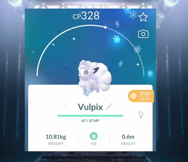 Shiny Alolan Vulpix after 5274 trades. Decent nature as well! : r/PokemonLetsGo