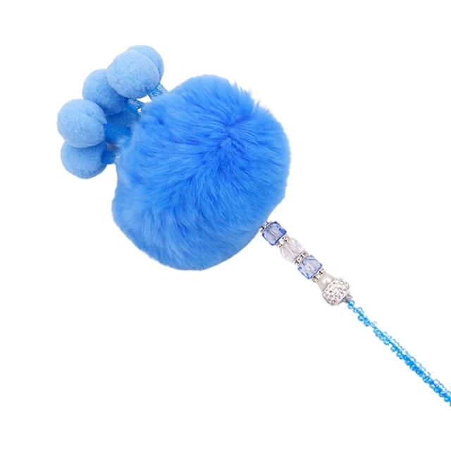 Mini campanas varita de gato operación simple varita de persecución de gatos mascota juguete interactivo felpa