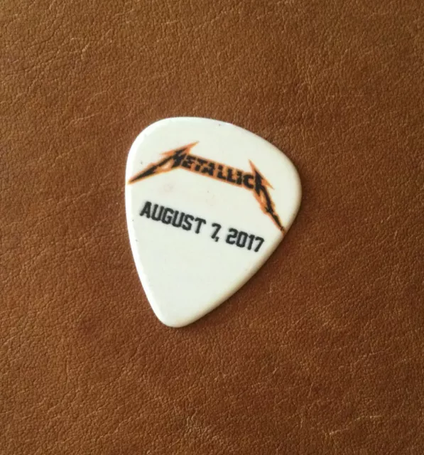 Rare METALLICA  Band Guitar Pick-GIANTS - San Francisco  August 7, 2017  Concert