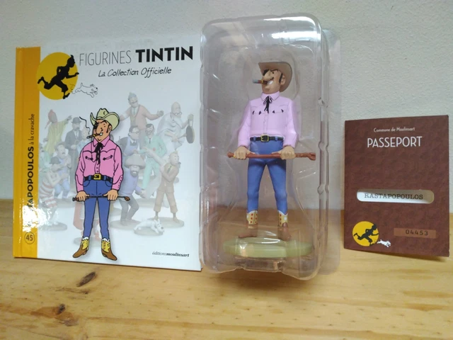 Figurines TinTin - deel 45 - Rastapopoulos à la cravache - Moulinsart uitgave - hc - 1e druk