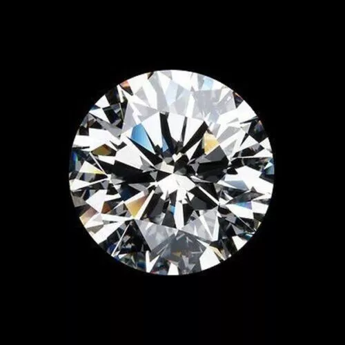 Blanc Moissanite Diamant 0.82 CT Desseré Gemme Rond Brillant VVS1 Couleur D Gem