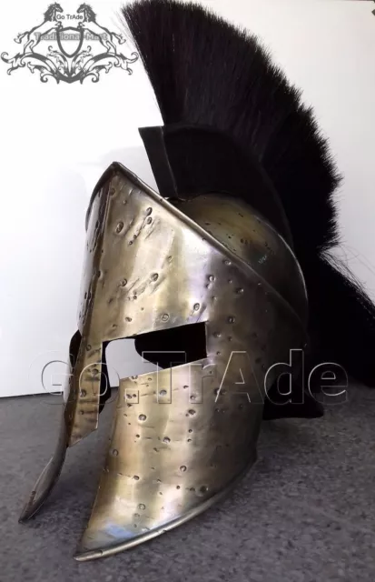 Armour Warrior Costume Medieval 300 King Leonidas Spartan Armour Helmet Replica
