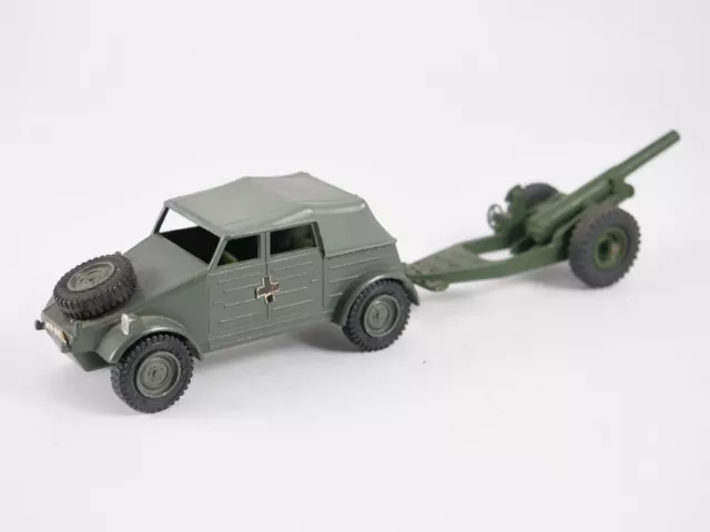 Dinky Toys GB N° 617 VW Volkswagen With Canon 50 MM Anti-tank Set Military