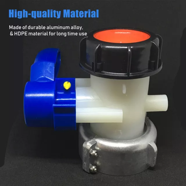 IBC Tank Water Tank Replacement Tap Outlet 75mm Control Valve Container Tap T4T9