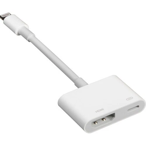 Original Apple MD826AM/A Lightning to HDMI Digital AV Adapter Lightly Used Good