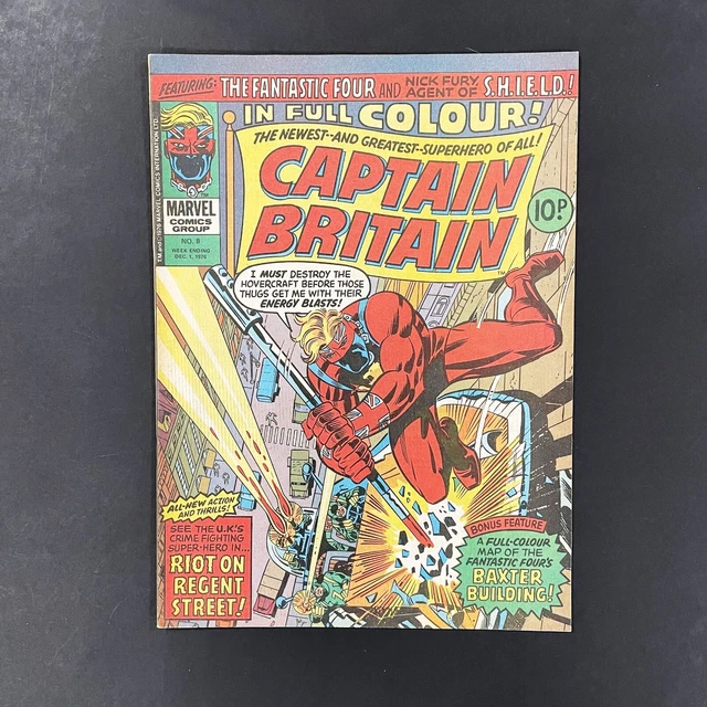 Captain Britain #8 NM+ 1st appearance of Elizabeth Betsy Braddock British Marvel