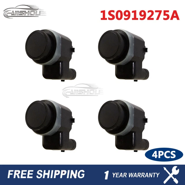 1S0919275A 4PX PDC Parking Bumper Sensor For Audi A4 A5 A6 A7 A8 Q3 Q5 Q7 TT VW