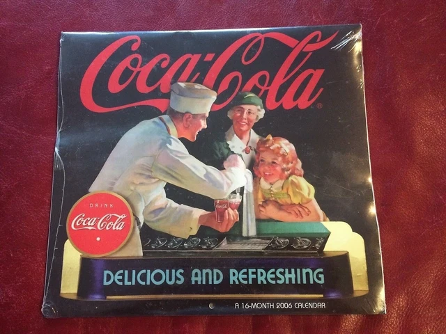 Coke Coca Cola 16 Month Wall Calendar 2006 NIW
